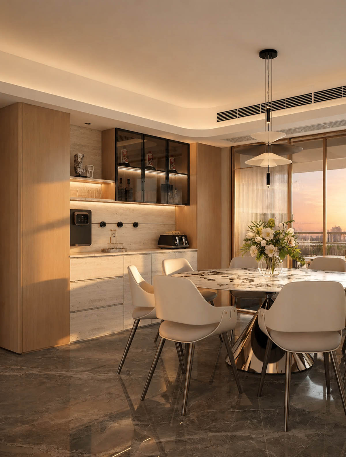 Warm, laid-back minimalism rooted in natural raw w